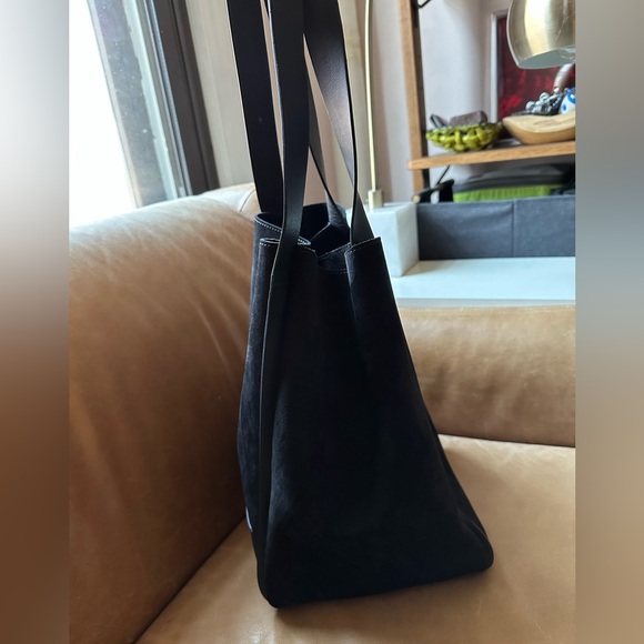 Shinola Detroit suede leather Birdy Day Tote slouchy structured luxury work - Picture 9 of 17